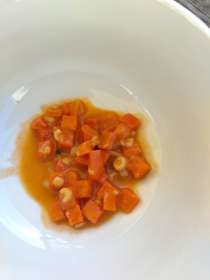 Karotten-Tomatensoße Karotten-Tomatensoße